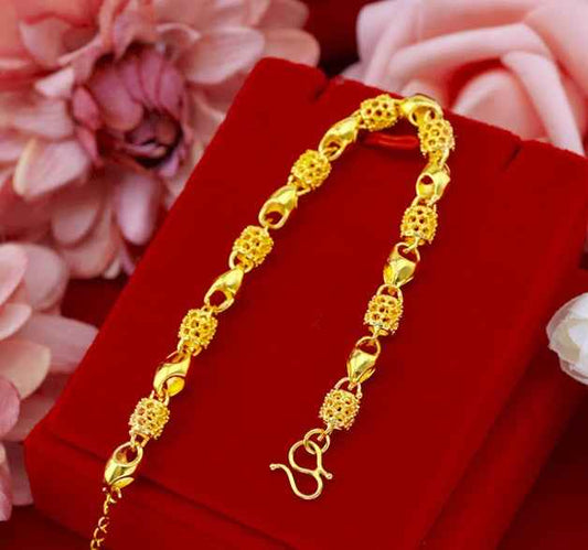 Gold-plated brass bracelet - VEX CLUB HOUSE