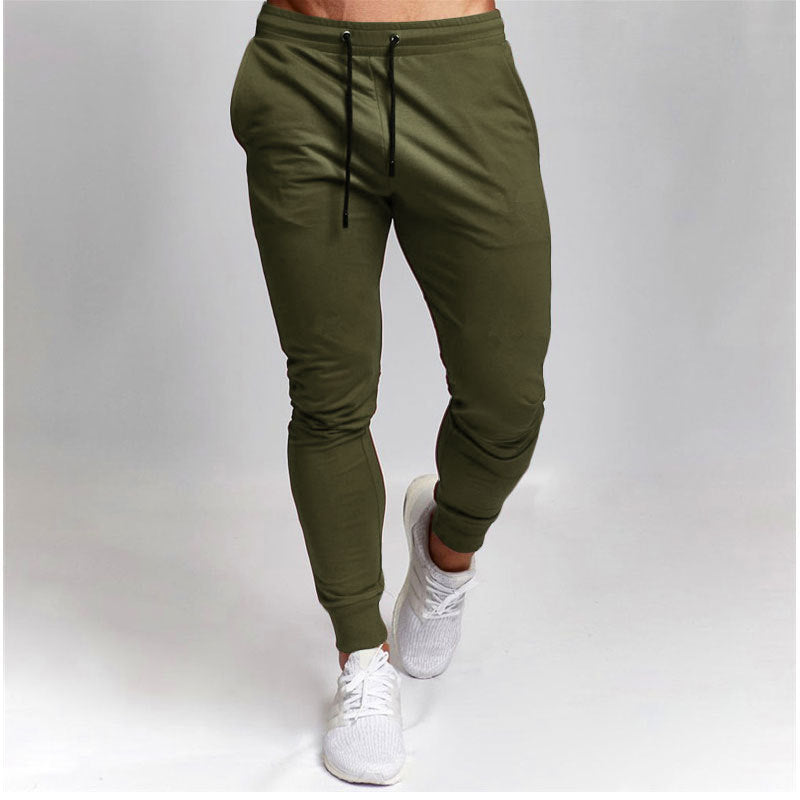Spring and autumn solid color youth black casual pants - VEX CLUB HOUSE