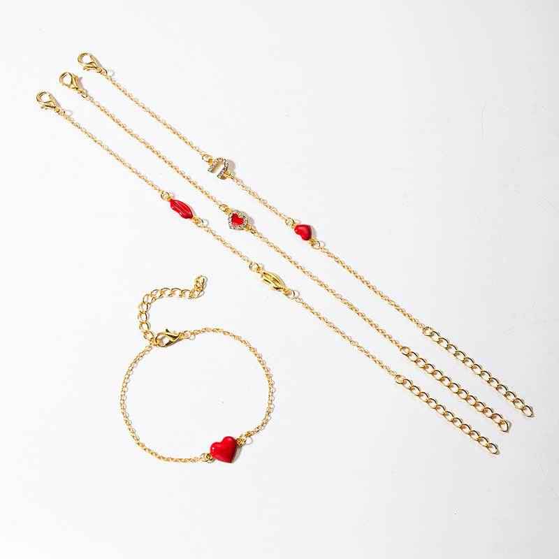 Gilded love lips bracelet women - VEX CLUB HOUSE