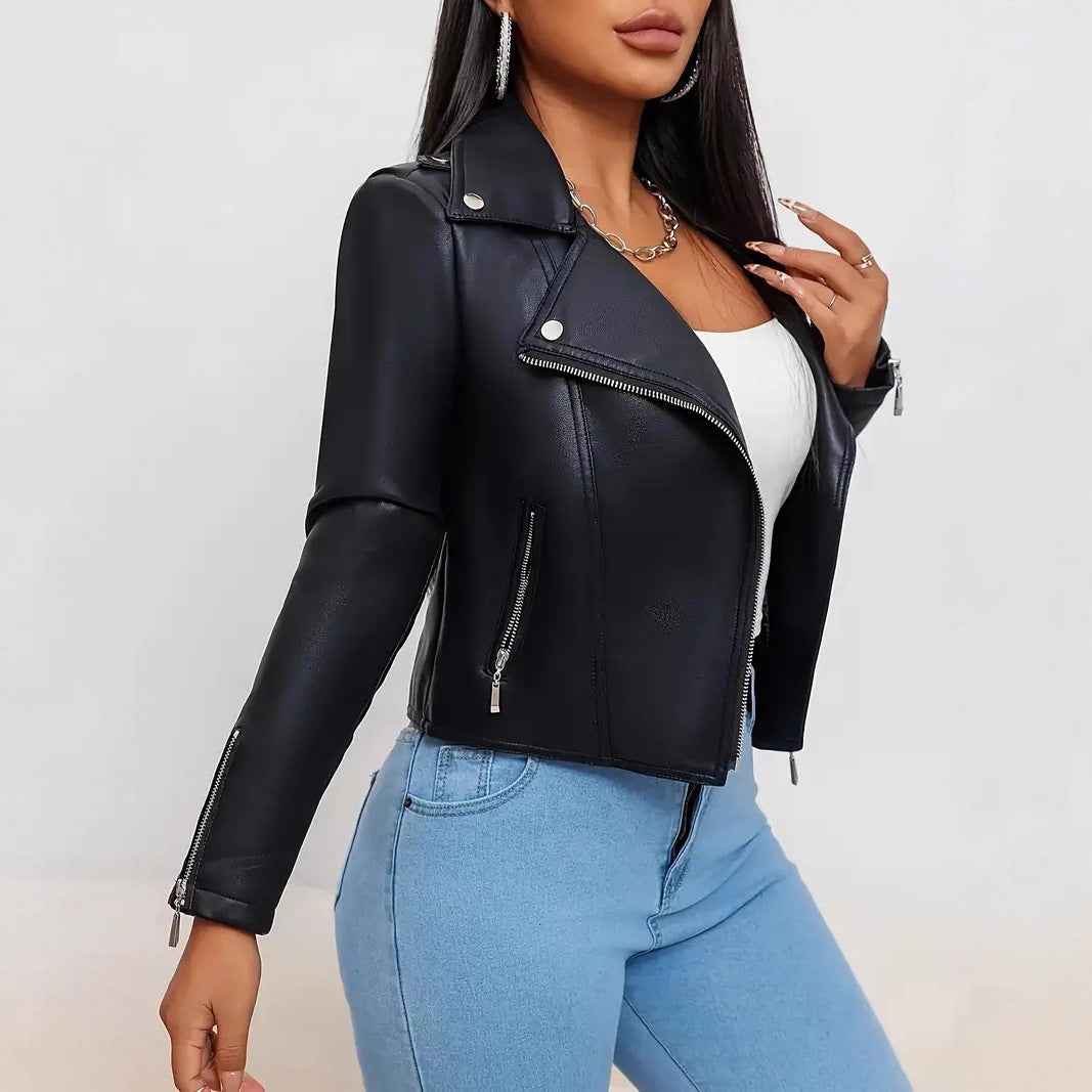 Rare High-end Black Leather Jacket - VEX CLUB HOUSE