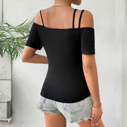Womens Minimalist Sexy Off-shoulder Camisole Top - VEX CLUB HOUSE