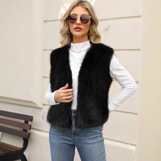 Eco-friendly Faux Fur Vest For Men And Women From Europe And The US - VEX CLUB HOUSE