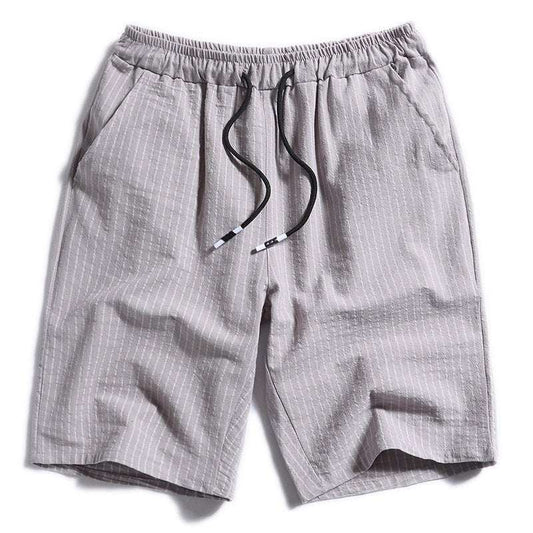 New Men's Cotton Five-Point Pants Striped Shorts Men - VEX CLUB HOUSE