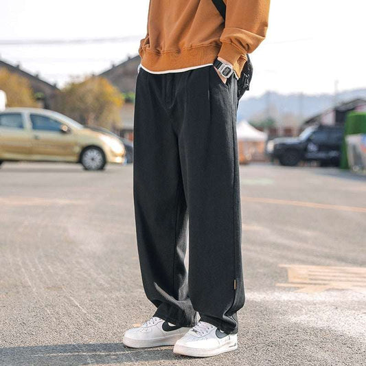 Men's Loose Cargo Pants Straight Casual Trousers - VEX CLUB HOUSE
