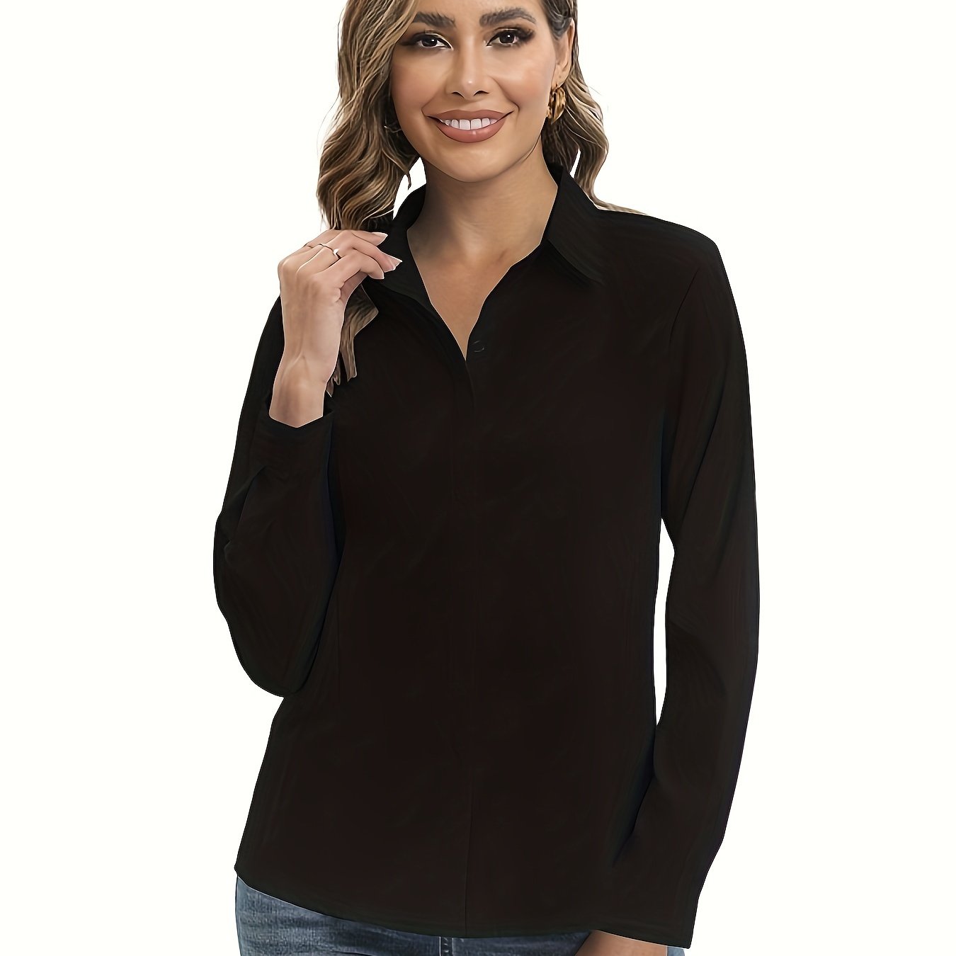 Super Soft Wrinkle Free Button Down Shirt V E X C L U B H O U S E