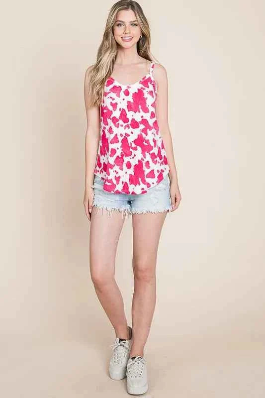 BOMBOM Animal Print Cami