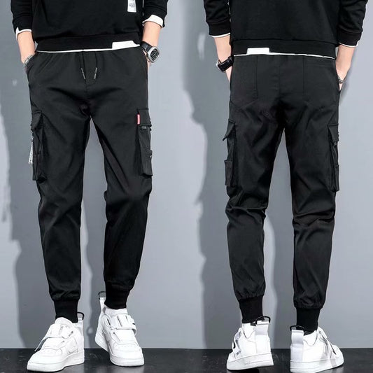 Ice Silk Spring And Summer Men's Casual Pants Men's Sports Overalls - VEX CLUB HOUSE