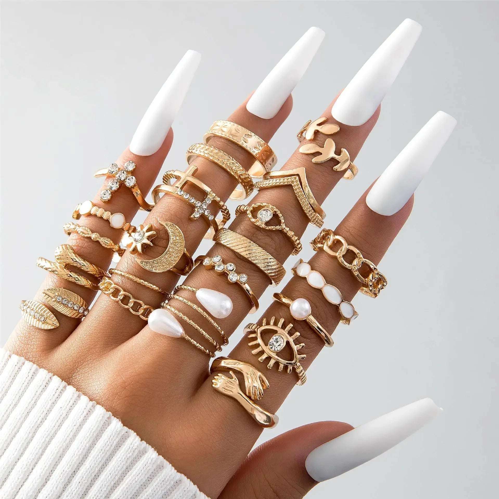 Fashion Simple Joint Rings Set
