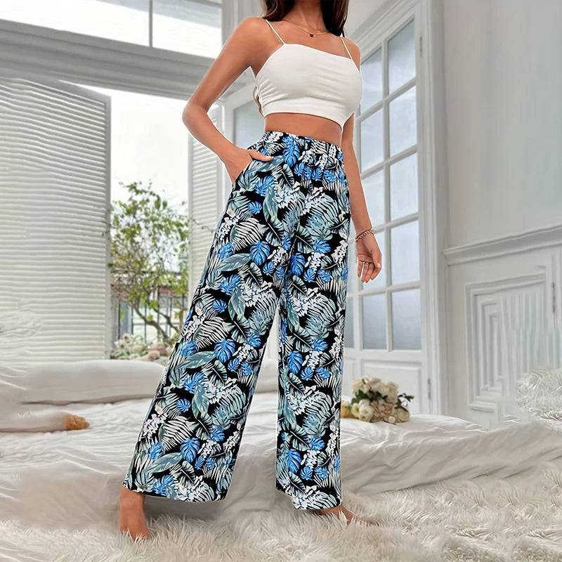 Summer women's loose beach pants