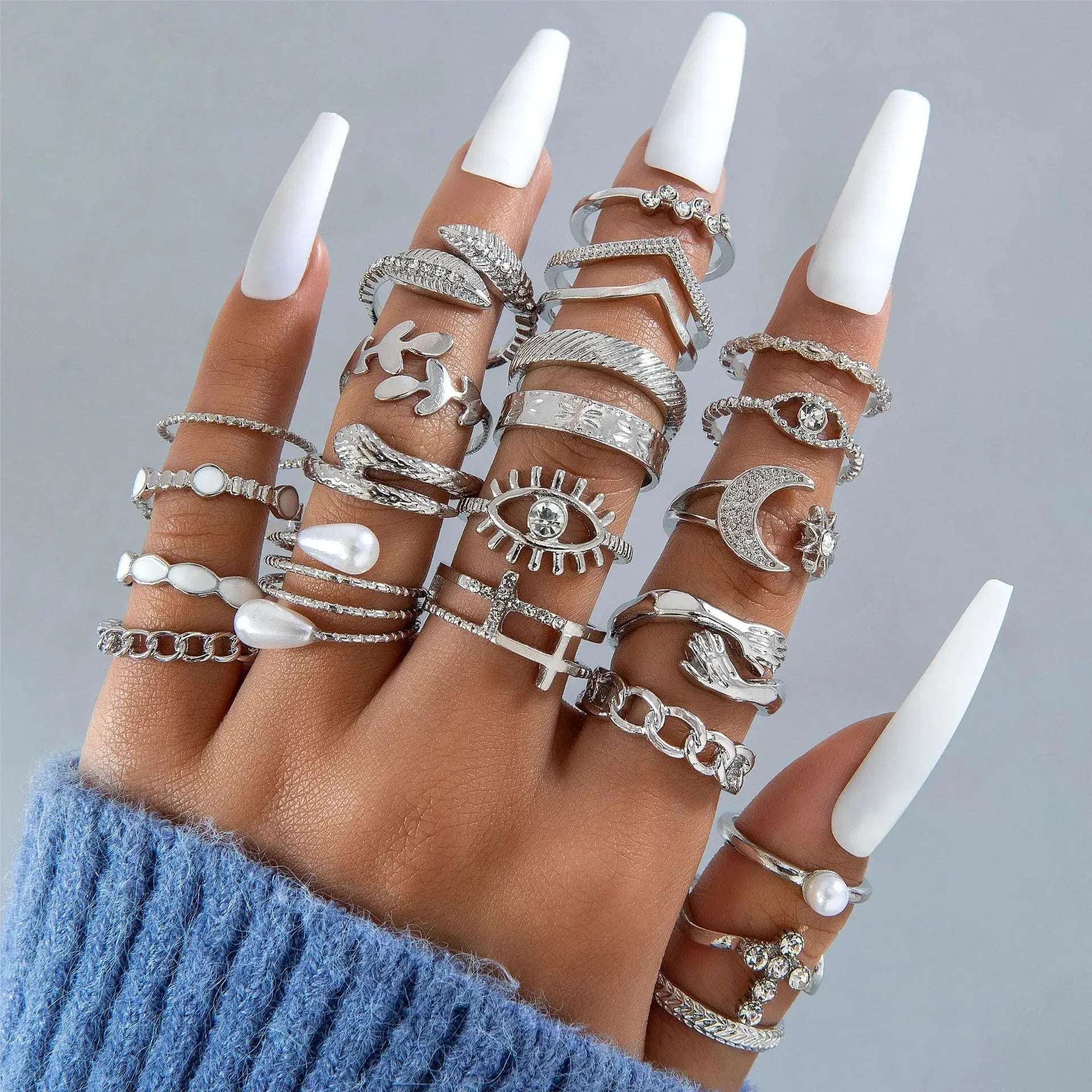 Fashion Simple Joint Rings Set