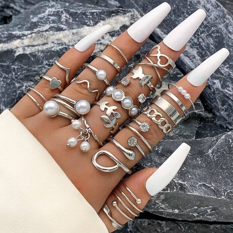 Fashion Simple Joint Rings Set