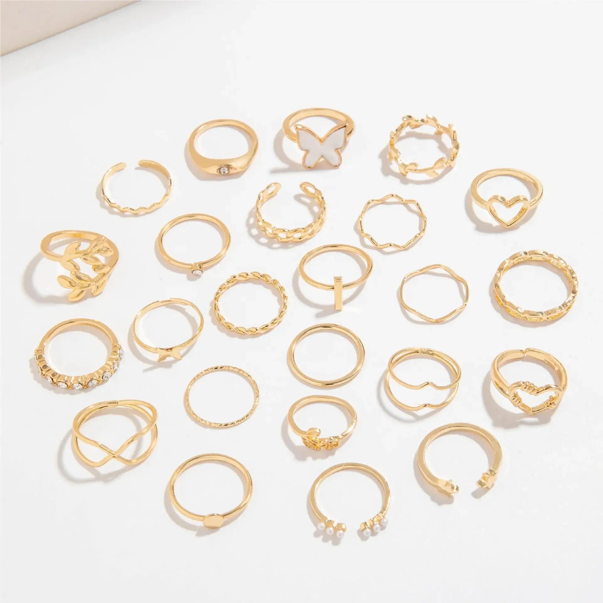 Wave of Love Ring Set