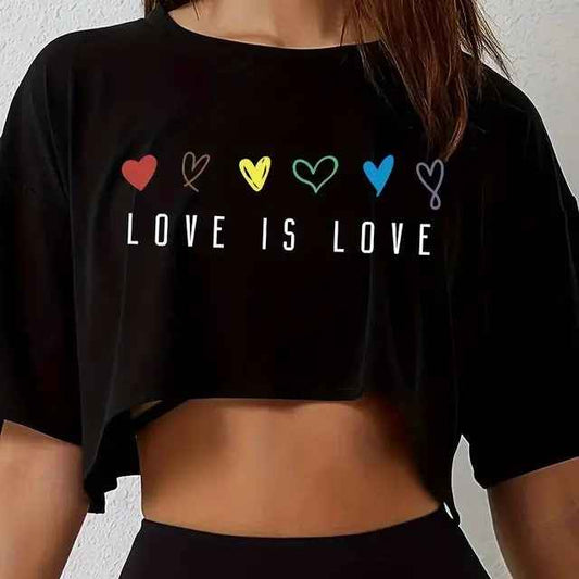 Womens Casual Loose-fitting Breathable Crop Top - VEX CLUB HOUSE