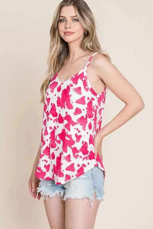 BOMBOM Animal Print Cami