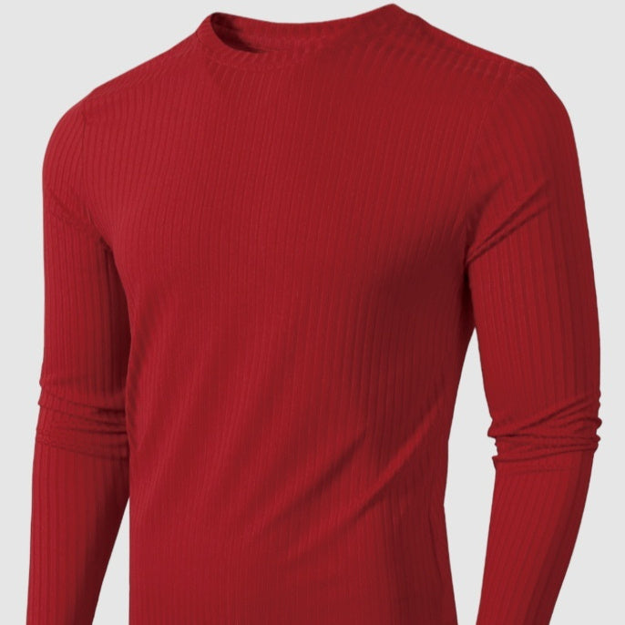 Striped Fabric Men's High Elastic Breathability Long Sleeve - VEX CLUB HOUSE
