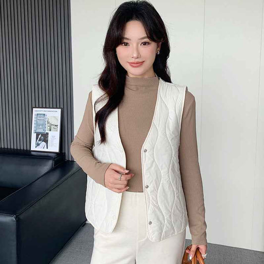Loose Ultra-thin Women's Outer And Inner Wear Vest - VEX CLUB HOUSE