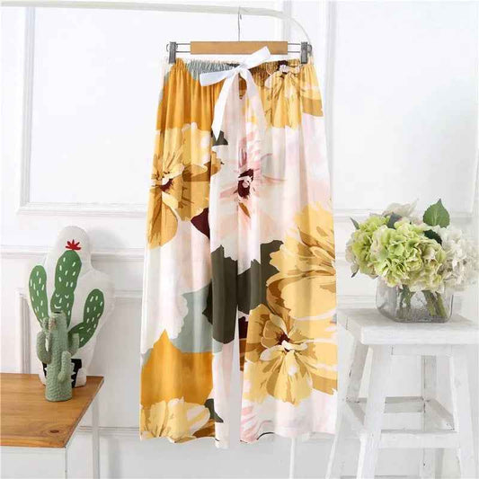 40 Cotton Silk Pajama Pants Summer Women - VEX CLUB HOUSE