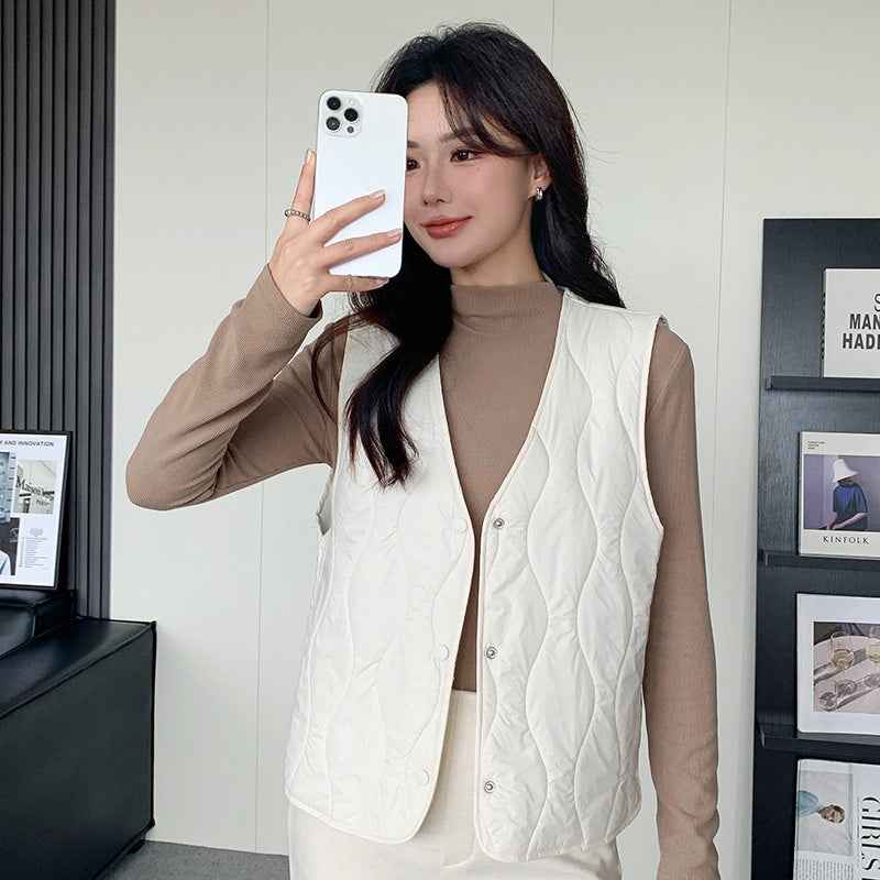 Loose Ultra-thin Women's Outer And Inner Wear Vest - VEX CLUB HOUSE