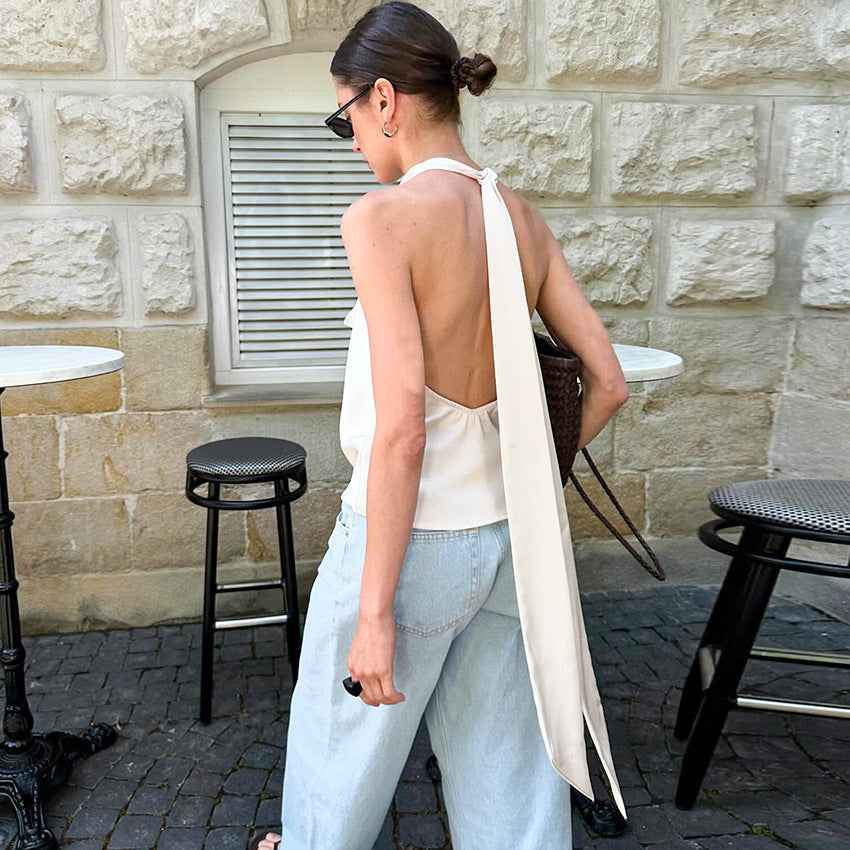 Stylish And Minimalist Sleeveless Top For Women - VEX CLUB HOUSE
