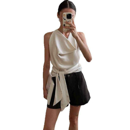 Stylish And Minimalist Sleeveless Top For Women - VEX CLUB HOUSE