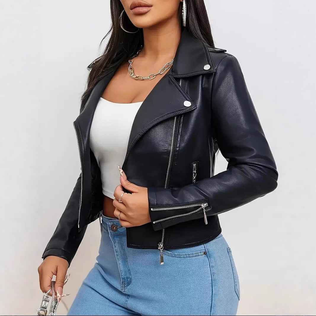 Rare High-end Black Leather Jacket - VEX CLUB HOUSE