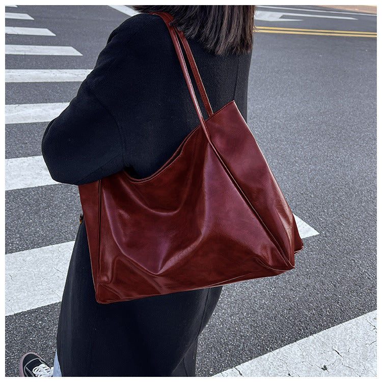 Vintage Shoulder Bags For Women Large Capacity Handbag Tote Bag - VEX CLUB HOUSE