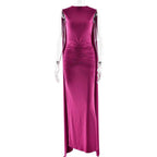 Sexy, Figure-hugging Backless Dress With Fluttering Ribbons - VEX CLUB HOUSE