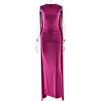Sexy, Figure-hugging Backless Dress With Fluttering Ribbons - VEX CLUB HOUSE