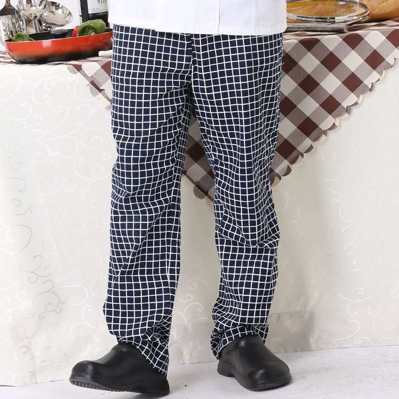 Kitchen Striped Chef's Pants And Dining Room Elastic Pants - VEX CLUB HOUSE