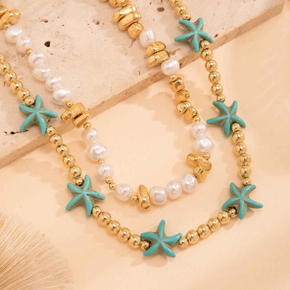 Starfish Shell Necklace For Women Necklace - VEX CLUB HOUSE