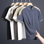 Short Sleeve Lapel T-shirt Round Neck Loose T-shirt Trendy - VEX CLUB HOUSE