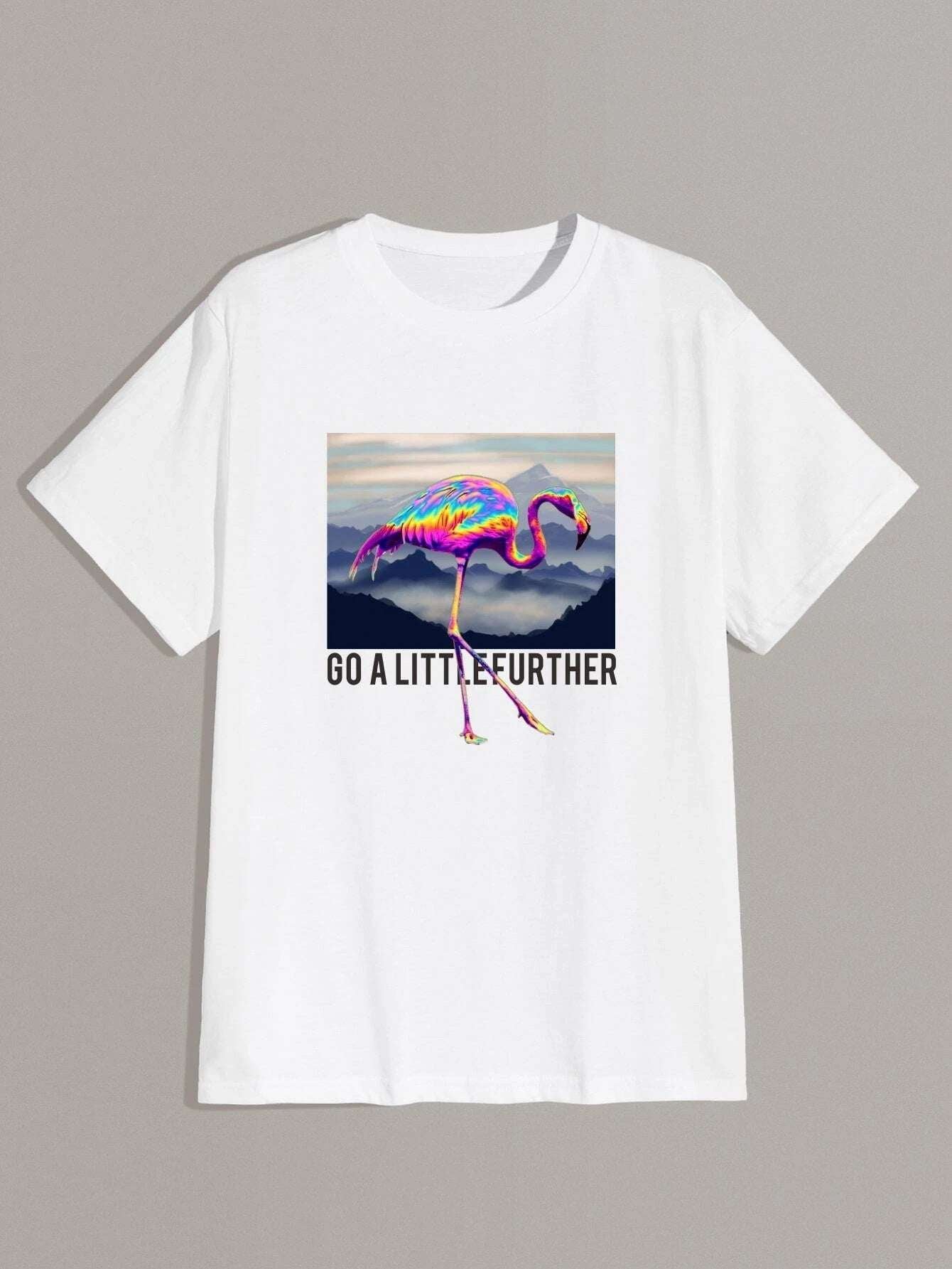 Fashion Printed Short-sleeved T-shirt Top - VEX CLUB HOUSE