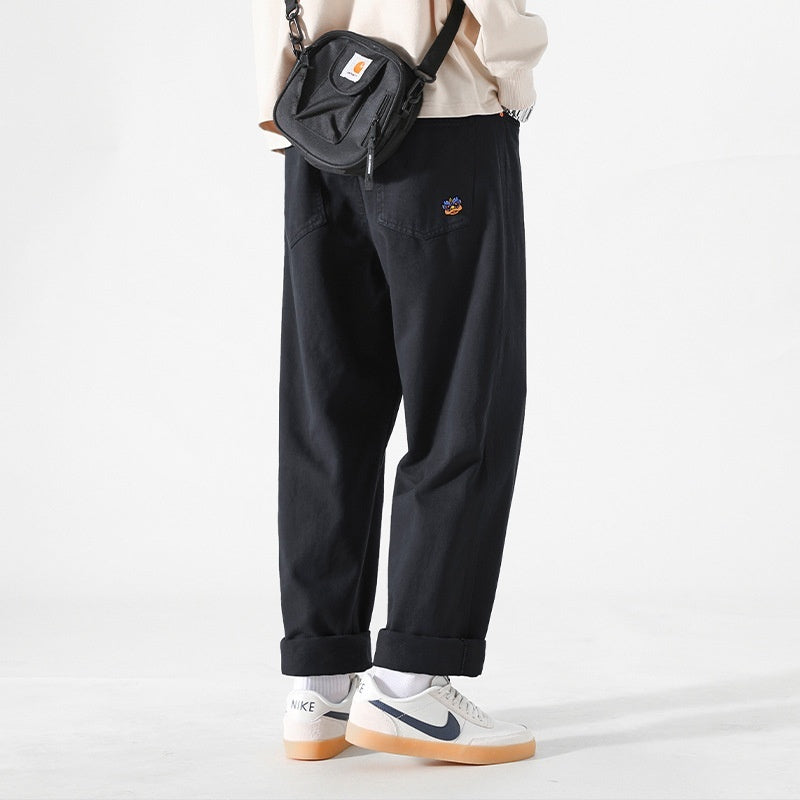 Men's Loose Cargo Pants Straight Casual Trousers - VEX CLUB HOUSE