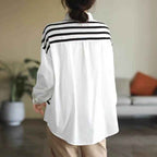 Artistic Patchwork Lightweight Cotton Casual Shirt - VEX CLUB HOUSE
