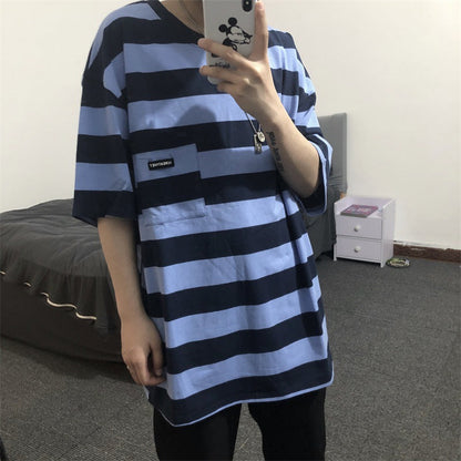 Striped short sleeve t-shirt - VEX CLUB HOUSE