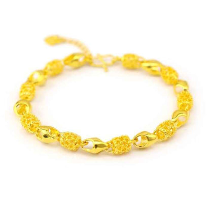 Gold-plated brass bracelet - VEX CLUB HOUSE