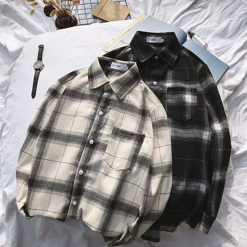Loose And Versatile Student Handsome Shirt Thin - VEX CLUB HOUSE