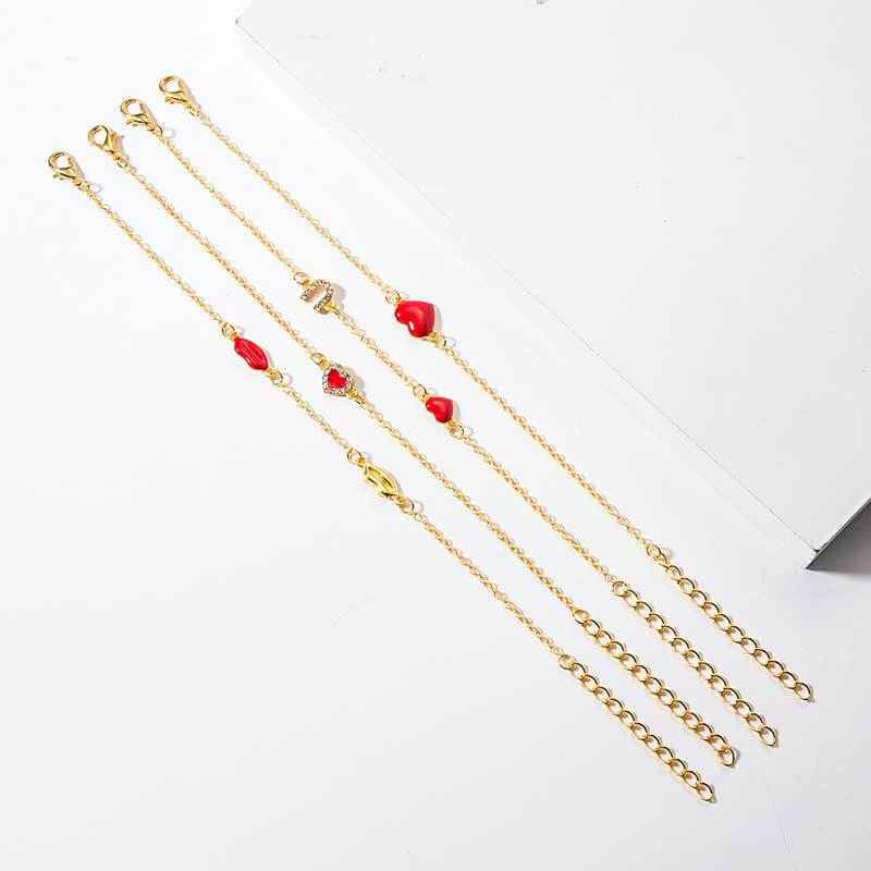 Gilded love lips bracelet women - VEX CLUB HOUSE