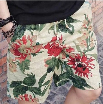 Men Linen Beach Shorts - VEX CLUB HOUSE