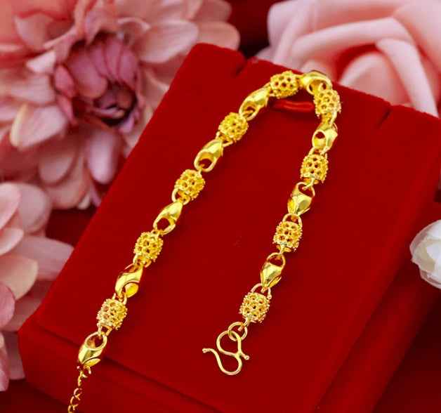 Gold-plated brass bracelet - VEX CLUB HOUSE