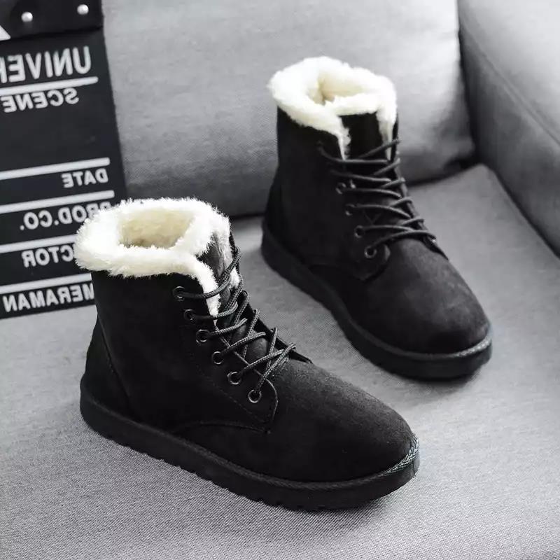 Snow boots with short tube plus velvet booties - VEX CLUB HOUSE