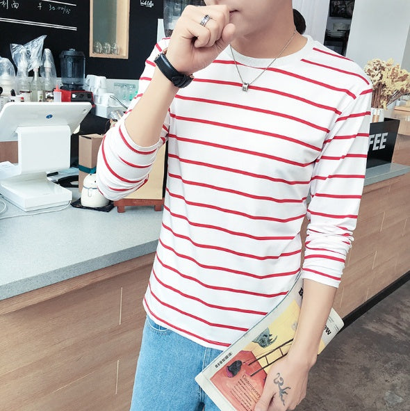 Black White Striped T-shirt Unisex Loose Oversize Extra Long Sleeve - VEX CLUB HOUSE