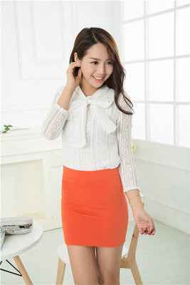 Fashion Women Ladies Sexy Summer Packs Hip Pencil Skirt High Waist Pleated Elastic Slim Mini Skirts for Office Party - VEX CLUB HOUSE