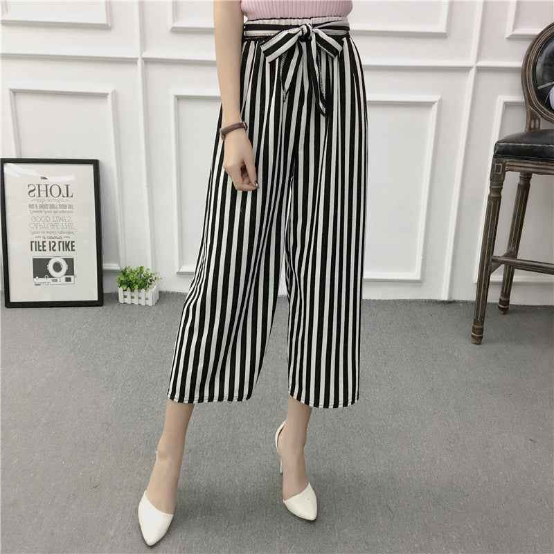 Wide-leg pants Loose flared pants High waist - VEX CLUB HOUSE