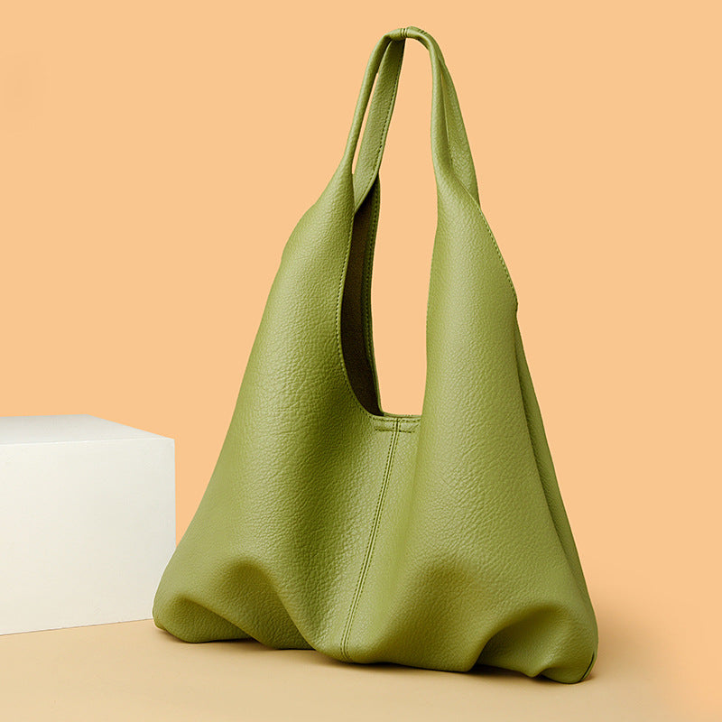 Ins Design Underarm Bags Fashion Solid Color Large Capacity Simple Shoulder Bag For Women Party Bags - VEX CLUB HOUSE