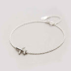 Airplane Bracelet Women 925 Silver Diamond Bracelet