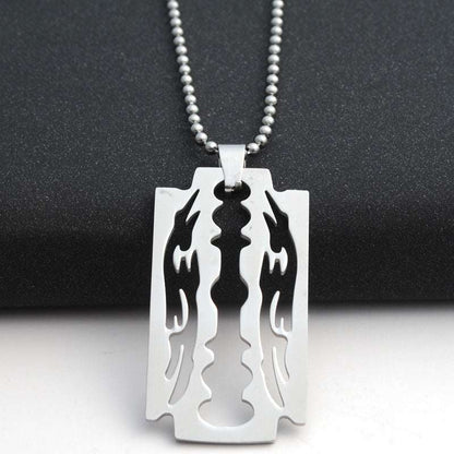 men chain stainless steel Blade necklaces men pendants woman accessories fashion necklace jewelry gold chain on the neck - VEX CLUB HOUSE