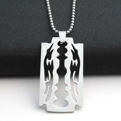 men chain stainless steel Blade necklaces men pendants woman accessories fashion necklace jewelry gold chain on the neck - VEX CLUB HOUSE