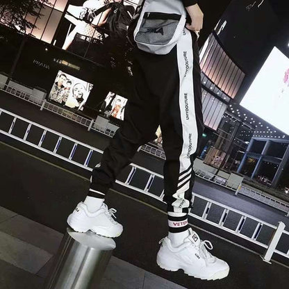Cropped Pants Men's Loose and Fat Harem Pants Thin Section - VEX CLUB HOUSE