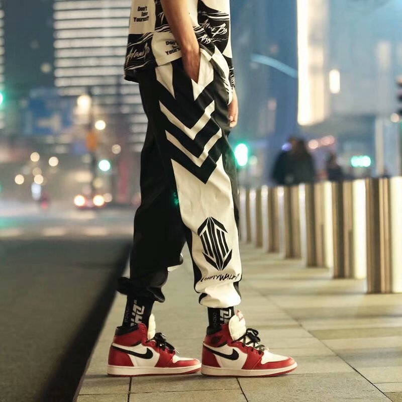 Cropped Pants Men's Loose and Fat Harem Pants Thin Section - VEX CLUB HOUSE